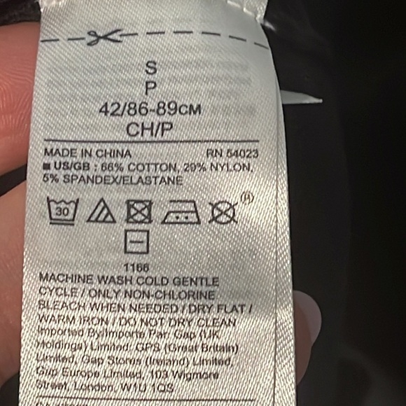 BANANA REPUBLIC STRETCH COTTON CARDIGAN BLACK/WHITE SIZE SMALL - Picture 10 of 10